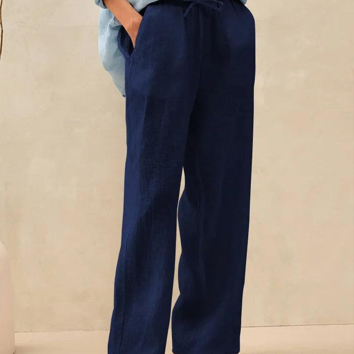 CAMILLE | Pantalon Classique 100% Lin