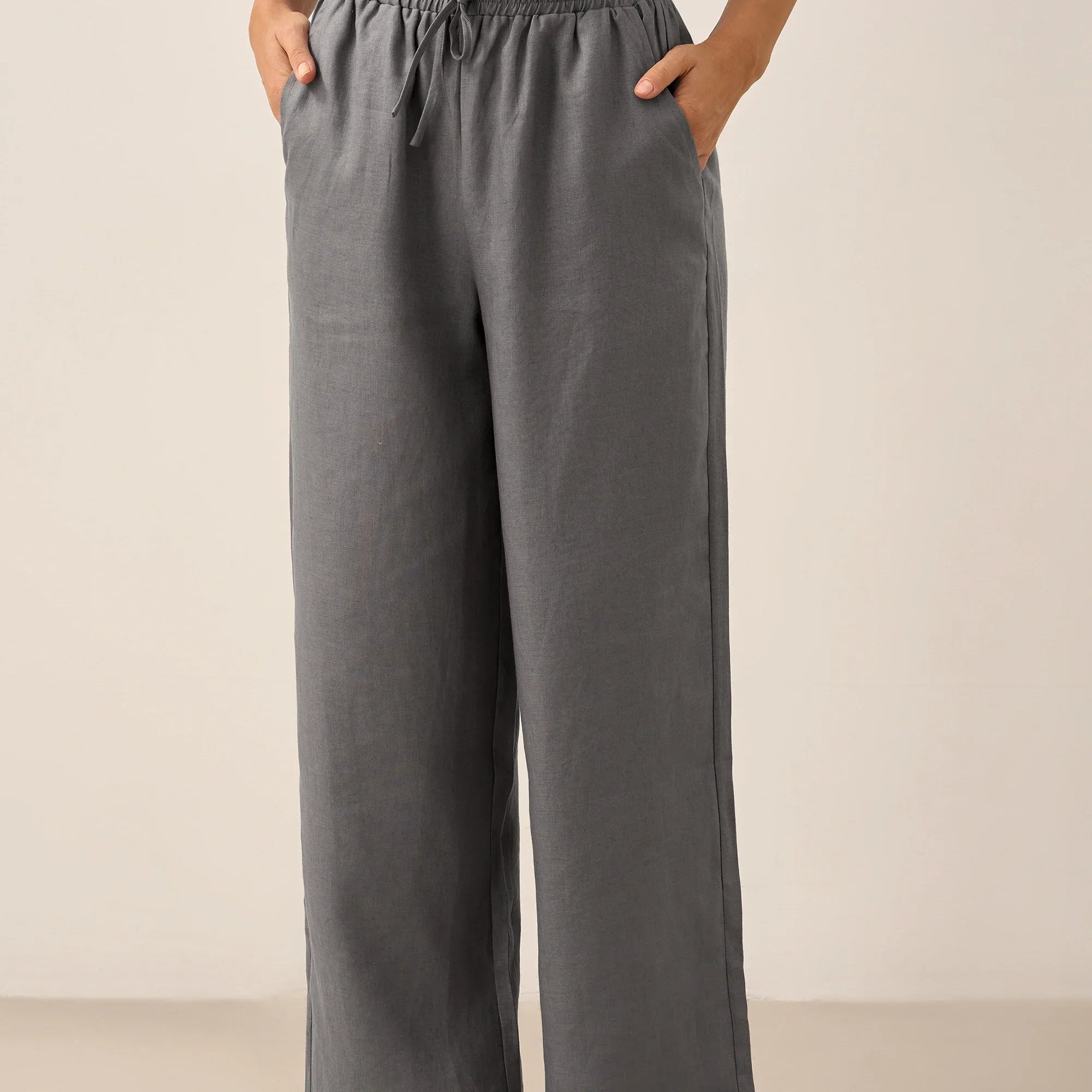 CAMILLE | Pantalon Classique 100% Lin