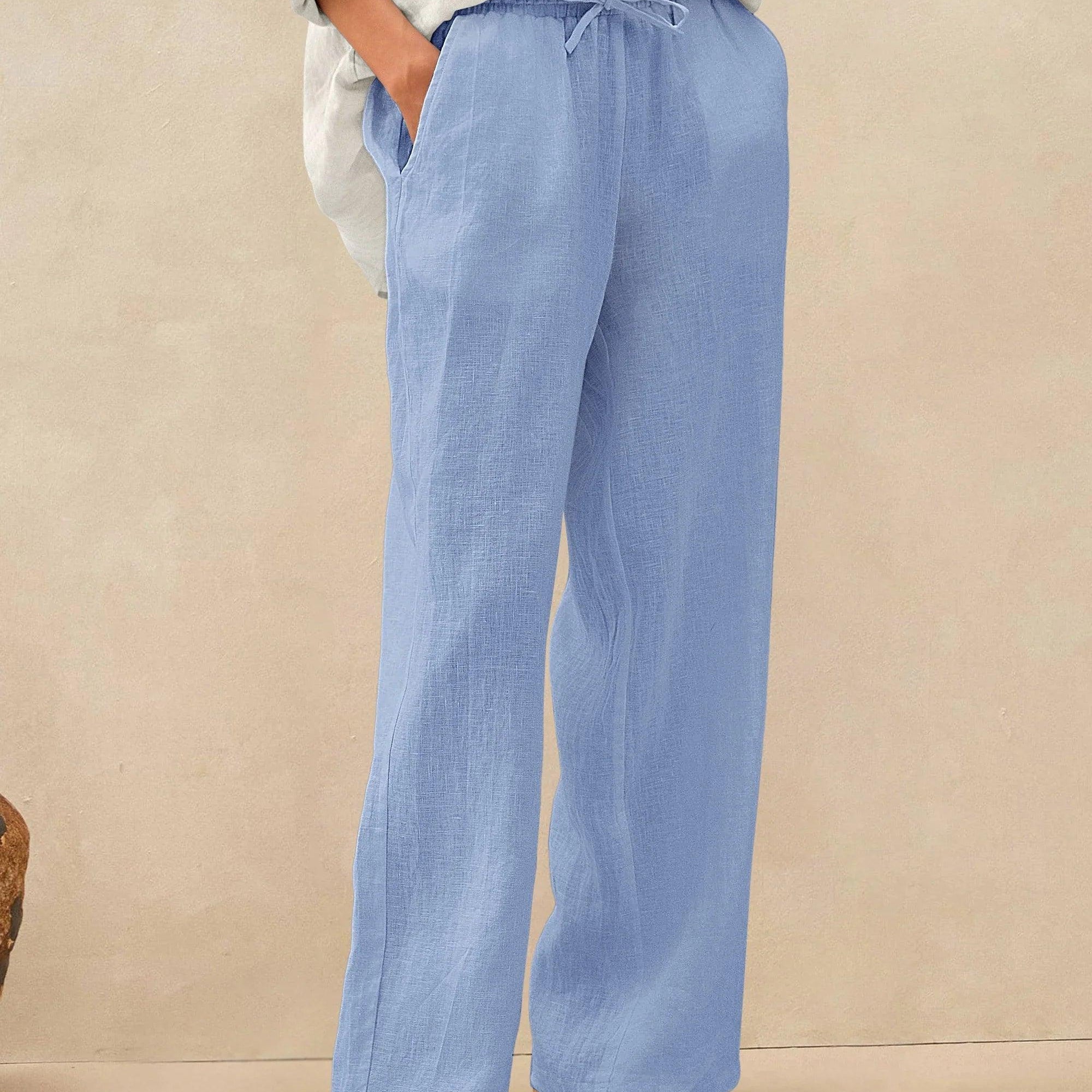 CAMILLE | Pantalon Classique 100% Lin