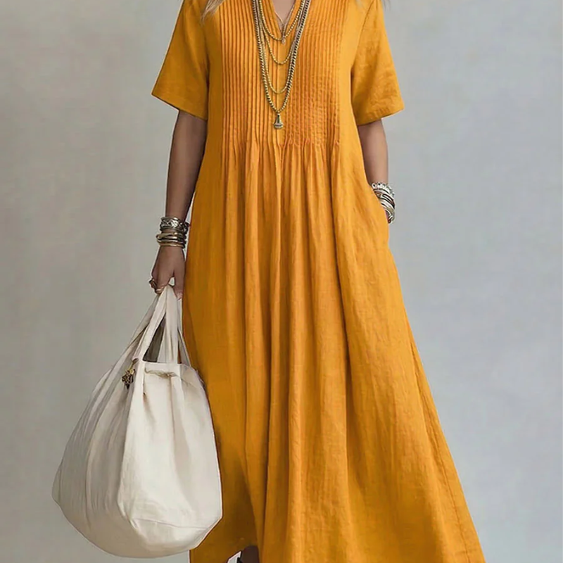 EVA | Robe plissée