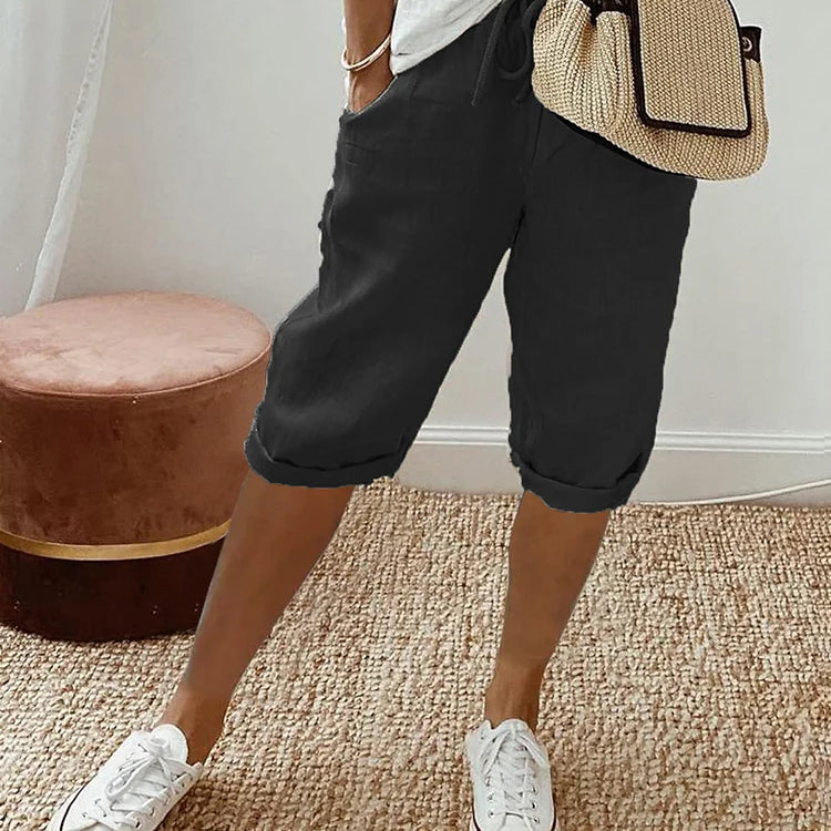 NIENKE | Short pour femmes en coton et lin