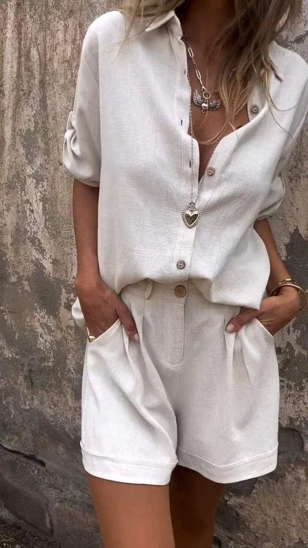 MELDA | Ensemble Boutonné Aéré