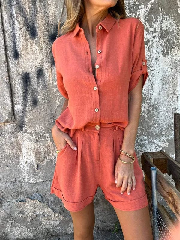 MELDA | Ensemble Boutonné Aéré