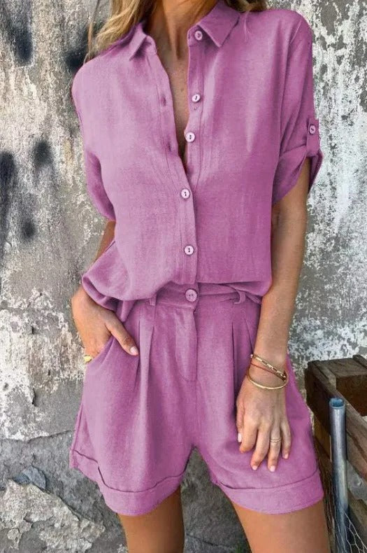 MELDA | Ensemble Boutonné Aéré