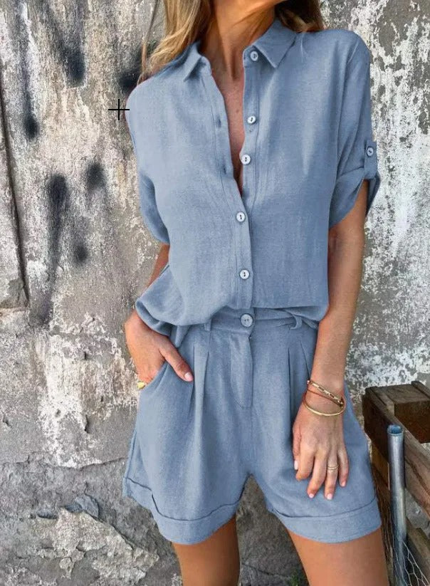 MELDA | Ensemble Boutonné Aéré